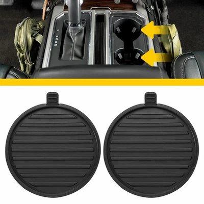 Portavasos consola central 2 piezas para Ford Insert Expedition JL3Z-1513562-AA 18-21 Foto 1 de 4