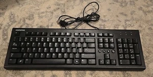 COMPAQ Wired USB Slim Keyboard PR1101U Tested - Picture 1 of 4