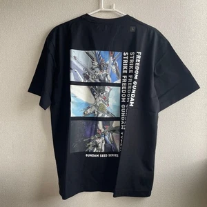 L (JPN) Gr. UNIQLO Gundam 45th Anniversary T-Shirt schwarz Relaxed Fit aus Japan - Bild 1 von 5
