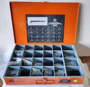 Dyna Systems Partsmaster Tornillos de Roscado Arandela Hexagonal Ranurada Juego Estuche de Metal - Imagen 1 de 10