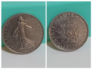 France 1977 1 Franc Coin - Picture 1 of 3