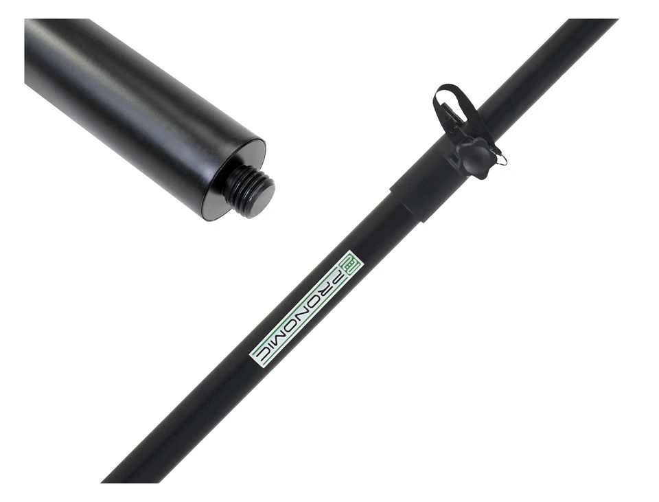 PRONOMIC Lautsprecher Distanzstange M20 Stahl Boxenständer Boxenstativ 75-135cm
