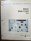 Hp 310A Wave Analyzer Operation & Service Manual 00310-90002