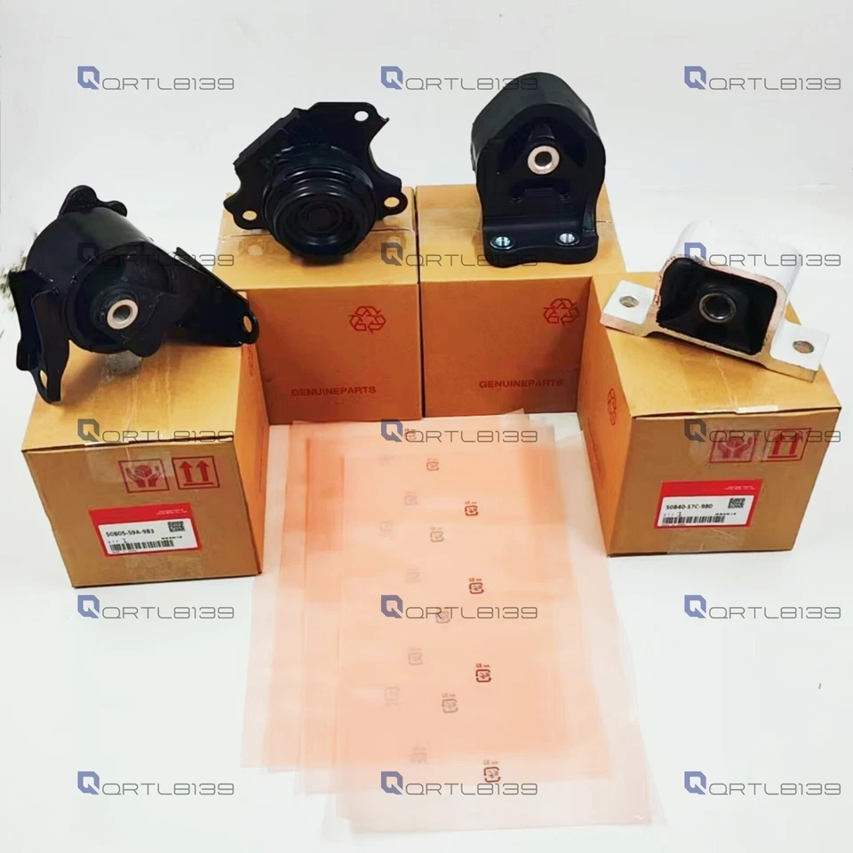 4pcs Engine Motor & Transmission Mount for 2003-2006 Honda Element l4 2.4L AUTO Foto 1 de 4