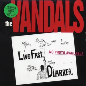 VANDALS, "LIVE FAST DIARREAH" (GREEN) BRAND NEW! STILL SEALED LP! (MINT) - Foto 1 di 2