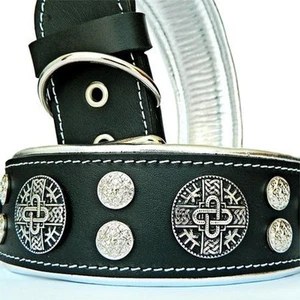 Collare Hektor Molosser largo 6,5 cm Fila Dogo Rottweiler cane bulldog mastino - Foto 1 di 4