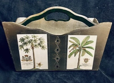 1960s Italian Silver Gilded Wooden Sheet Music Magazine Or Newspaper Holder 17”D - Image 1 of 4