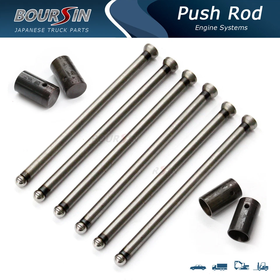 Elevador de válvulas varilla de empuje + grifo de válvula para Mitsubishi Fuso 6D16 7,5 L juego de 24 Foto 1 de 1