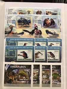 3 sets - Birds / Dinosaurs - Luxes - MNH** Wolesale! - Picture 1 of 1