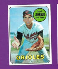 1969 Topps baseball card #203 Dave Johnson Baltimore Orioles EX+