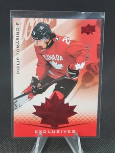 2021 Philip Tomasino /250 Exclusives UD Team Canada Juniors #75 - Picture 1 of 2