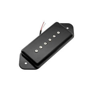 Artec ASA91-BK Black Alnico 5 P90 Dogear Single Coil Guitar Bridge Pickup 7.5K - Picture 1 of 6