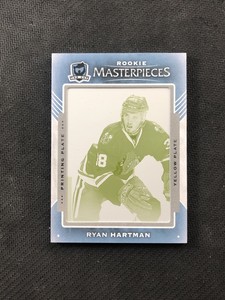 2015-16 UD THE CUP RYAN HARTMAN ROOKIE MASTERPIECES PRINTING PLATE #ed 1/1