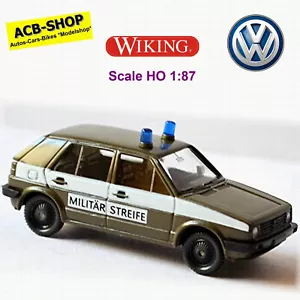 VW Golf 2 Type 19E Limousine Militaire 1983-92 Treife 1:87 Wiking 697 02 - Imagen 1 de 2