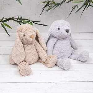 Soft Grey Cream Rabbit Bunny Floppy Ear Childrens Nursery Door Stop Doorstop - Picture 1 of 11