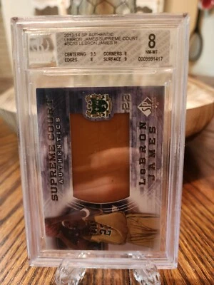 2013-14 SP Authentic LeBron James Supreme Court LeBron James #SC-13 BGS 8 Ssp - Image 1 of 2