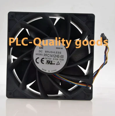 1PC NEW Delta PFC1412HE-00 4Pin 12V9.00A 140*140*38mm 14CM Cooling Fan Fast Ship - Image 1 of 2
