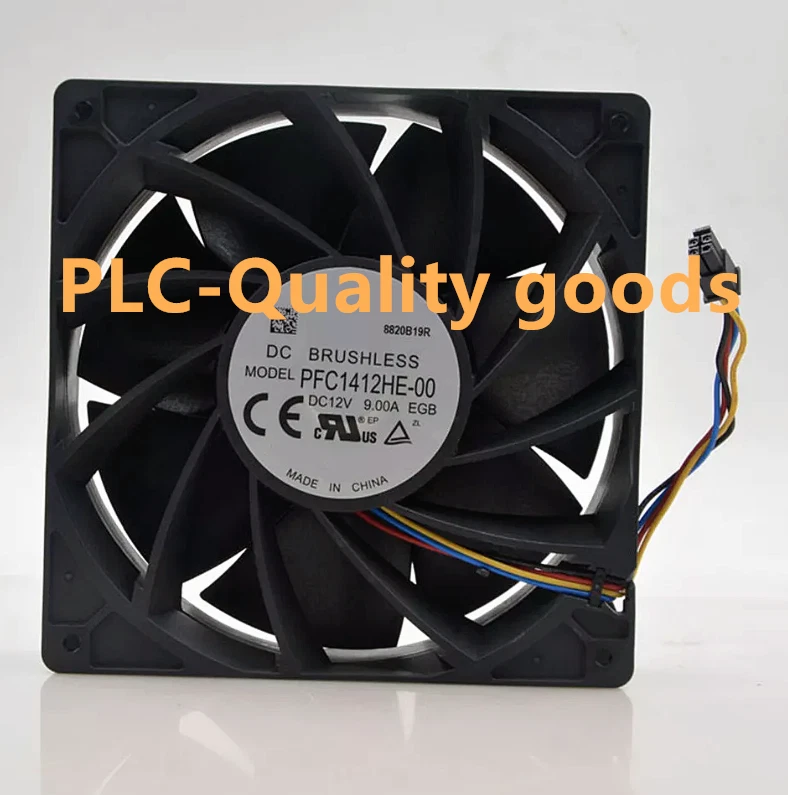 1PC NEW Delta PFC1412HE-00 4Pin 12V9.00A 140*140*38mm 14CM Cooling Fan Fast Ship - Image 1 of 2