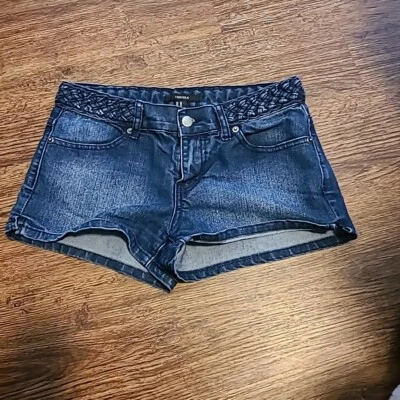 Pantalones Cortos Forever 21 Azul Denim Damas Talla 27 Usados Verano Playa Viaje Informales Foto 1 de 4