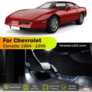 Paquete de 15 luces LED interiores para Chevy Corvette C4 1984-1996 - blanco - Imagen 1 de 9