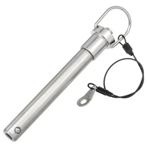 Pasador de bloqueo de bola de liberación rápida de acero inoxidable de 16 mm de longitud perno de seguridad de 100 mm - Imagen 1 de 5