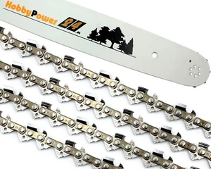 Schwert + 4 Sägekette Halbmeißel für Stihl 024 AV MS 240 45 cm 325" 74 TG 1,6 mm - Bild 1 von 6