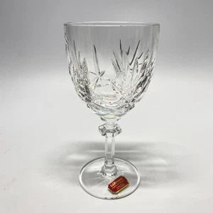 Gorham Crown Point Bicchieri da Vino Piombo Cristallo 7” Alti Set di 4 Nuovi con Etichette - Foto 1 di 7