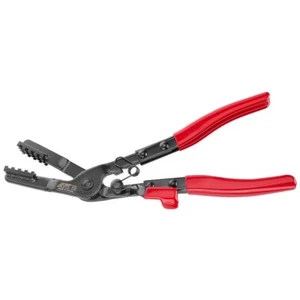 JTC-6837 ALICATES ABRAZADERA MANGUERA TIPO DIENTES CODO L: 270MM, CAPACIDAD: 0~65MM 35 GRADOS - Imagen 1 de 1