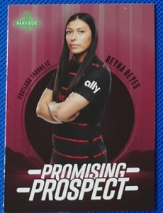 2023 NWSL Parkside Volume 1 Reyna Reyes Purple Promising Prospects #PP-4 Card