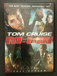 M=1=111 Mission Impossible Tom Cruise Family Adventure PG-13 Widescreen DVD - Picture 1 of 1