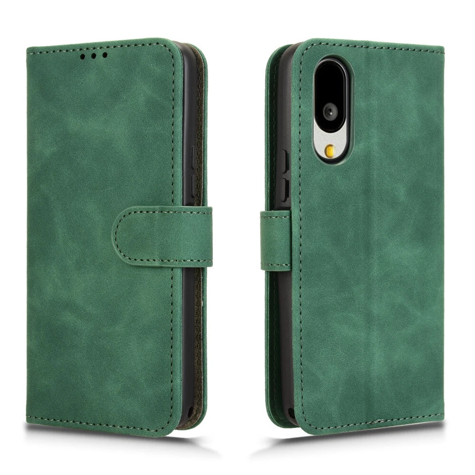 For Sharp Basio Active 3, Luxury Flip Leather Wallet Stand Card Slots Case Cover - Image 1 of 4