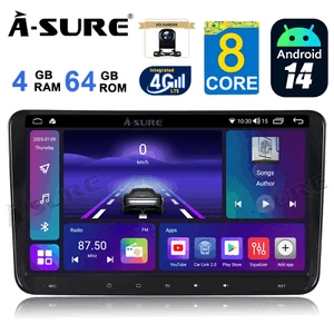 8Core 4+64G Android 14 Autoradio CarPlay Navi für VW Golf 5 6 Touran Caddy Jetta - Bild 1 von 15