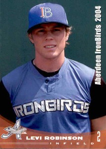 2004 Aberdeen Ironbirds Grandstand #29 Levi Robinson Anchorage Alaska AK Card