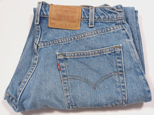 Made in USA Vtg 90's Levi's 567 Loose Fit Extra Wide Leg Blue Jeans W32 x L32