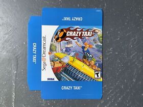 Vintage Crazy Taxi Store Display Box Sega Dreamcast Official Original Promo Art