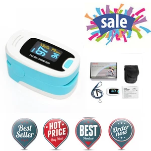 OLED Finger Pulsoximeter Herzfrequenz Spo2 Messgerät Blutsauerstoff Messgerät Sensor - Bild 1 von 10
