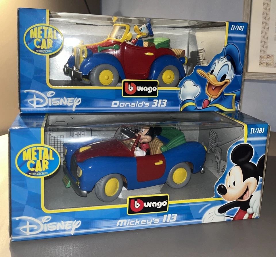 Burago Disney 1:18 Topolino&Paperino - Immagine 1 di 3