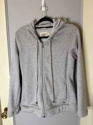 Sudadera con capucha gris UGG con forro Foto 1 de 3