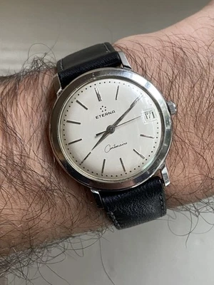 Orologio Watch Eterna Matic Centenaries Automatic Vintage Swiss Rare - Imagem 1 de 4