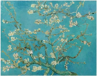 Art Giclee Printed Oil Painting Van gogh Amandel bloesem Home Decor Canvas - Image 1 of 2