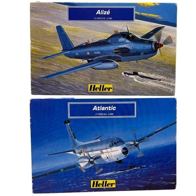 Lote 2 Kits Modelo Heller Atlantic 1/200 y Alize 1/100 Aviones De Colección Sin Construir Foto 1 de 4