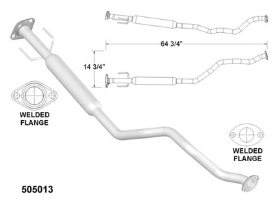 Tubos de escape y escape para Nissan Versa 2007-2008 Foto 1 de 2
