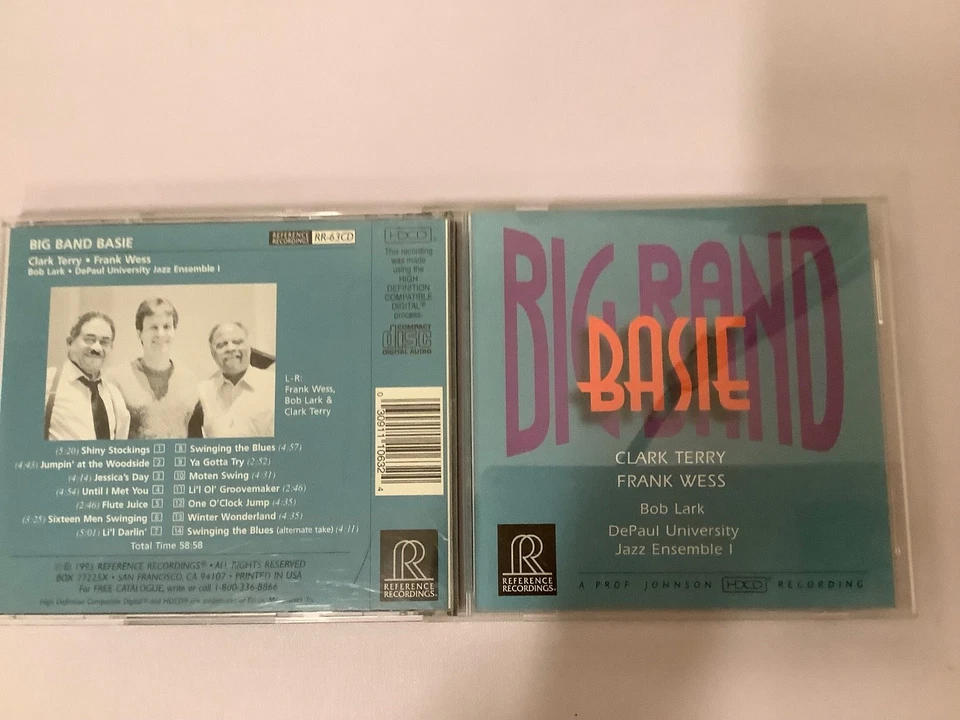 Big Band Basie CD 1995 Prof Johnson HDCD Jazz Reference Recordings HIFI NM OH - Image 1 of 4