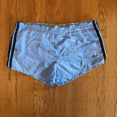 Vintage 80s Adidas Trefoil Running Shorts Made In West Germany Size M D6 - READ - Image 1 of 4