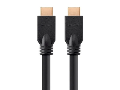 Monoprice High Speed HDMI Cable 50ft, Black, 1080p @ 60Hz, 10.2Gbps, 24AWG, CL2 - Image 1 of 4