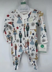 Little Planet by Carter’s Organic Cotton Sleeper Size Newborn Nussknacker Ballett - Bild 1 von 8