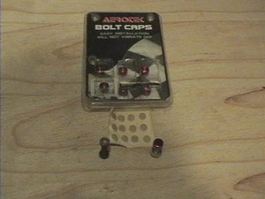 M6 ROT CHROM INNENSECHSKANTSCHRAUBENABDECKUNGEN AEROTEK INNENSECHSKANTSCHRAUBENKAPPEN M6 7/16 ZOLL 6ER-PACK - Bild 1 von 1