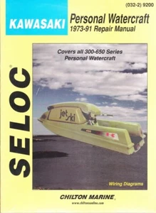 1973-1991 Kawasaki Personal Watercraft 300-650 Series Seloc Repair Manual 300322 - Bild 1 von 1