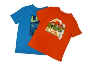 2-pack Cat & Jack boys' T-shirts - Explorer and Level Up prints, Size L (10/12) - Picture 1 of 8
