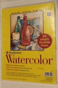 300 Series Watercolor Paper Pad Tape Bound 9x12 inches (140lb/300 - Picture 1 of 2